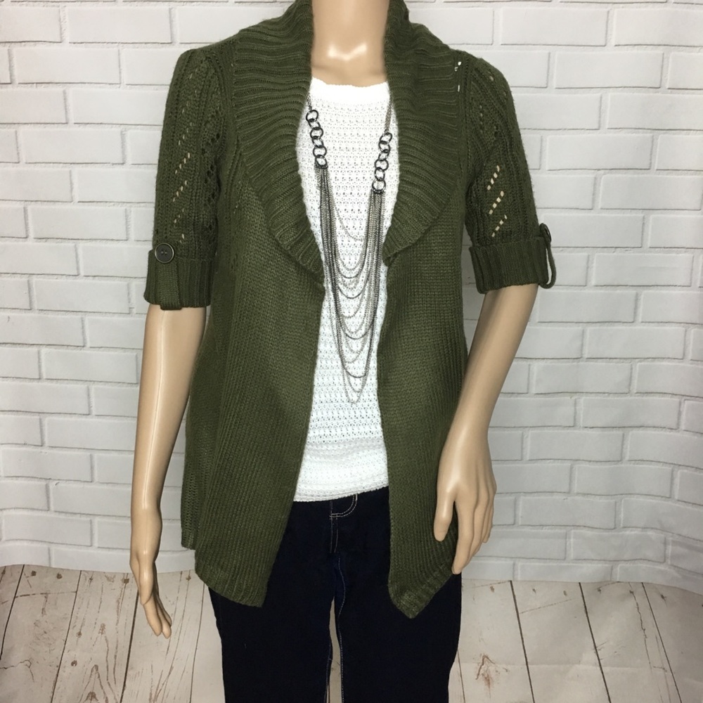 💜Decree Green Knit Sweater 💜